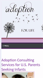 Mobile Screenshot of adoptionforlife.com